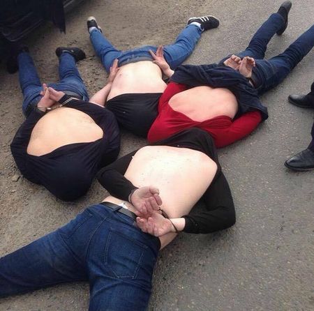 Арест банды, расстрелявшей полицейских в Астрахани